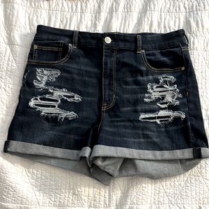 COPY - 🍑🌻 AE high rise jean shorts BNWOT 18🌻🍑